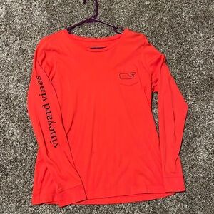 Red/orange medium Vineyard Vines long sleeve T-shirt